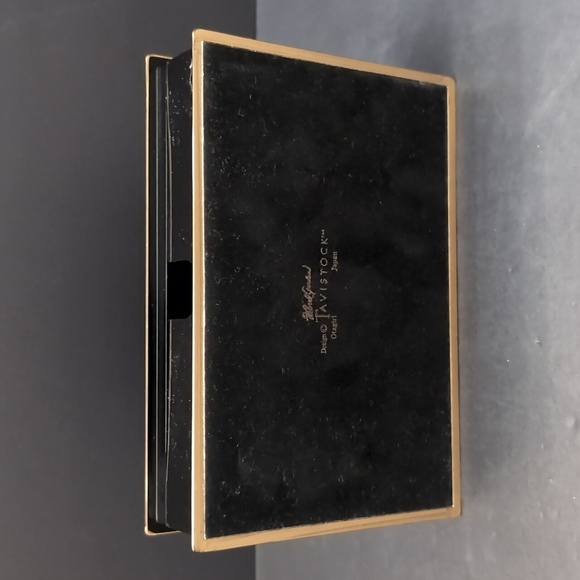 Otagiri Black Lacquered Jewelry/Trinket Box with Pink Florals. - Picture 7 of 11